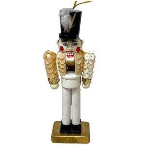 Nutcracker Christmas Ornament Holiday Wooden Soldier 4.5"